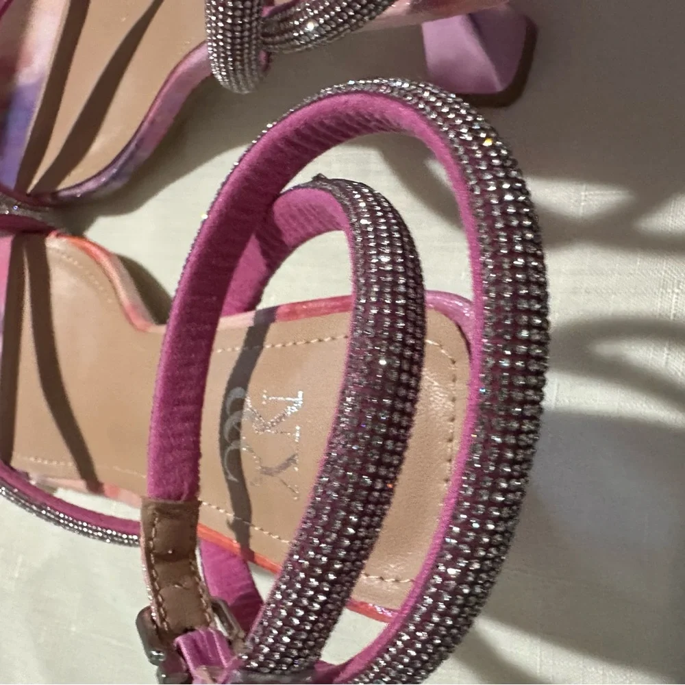 NY&C Pink Quilla Heels Size 9